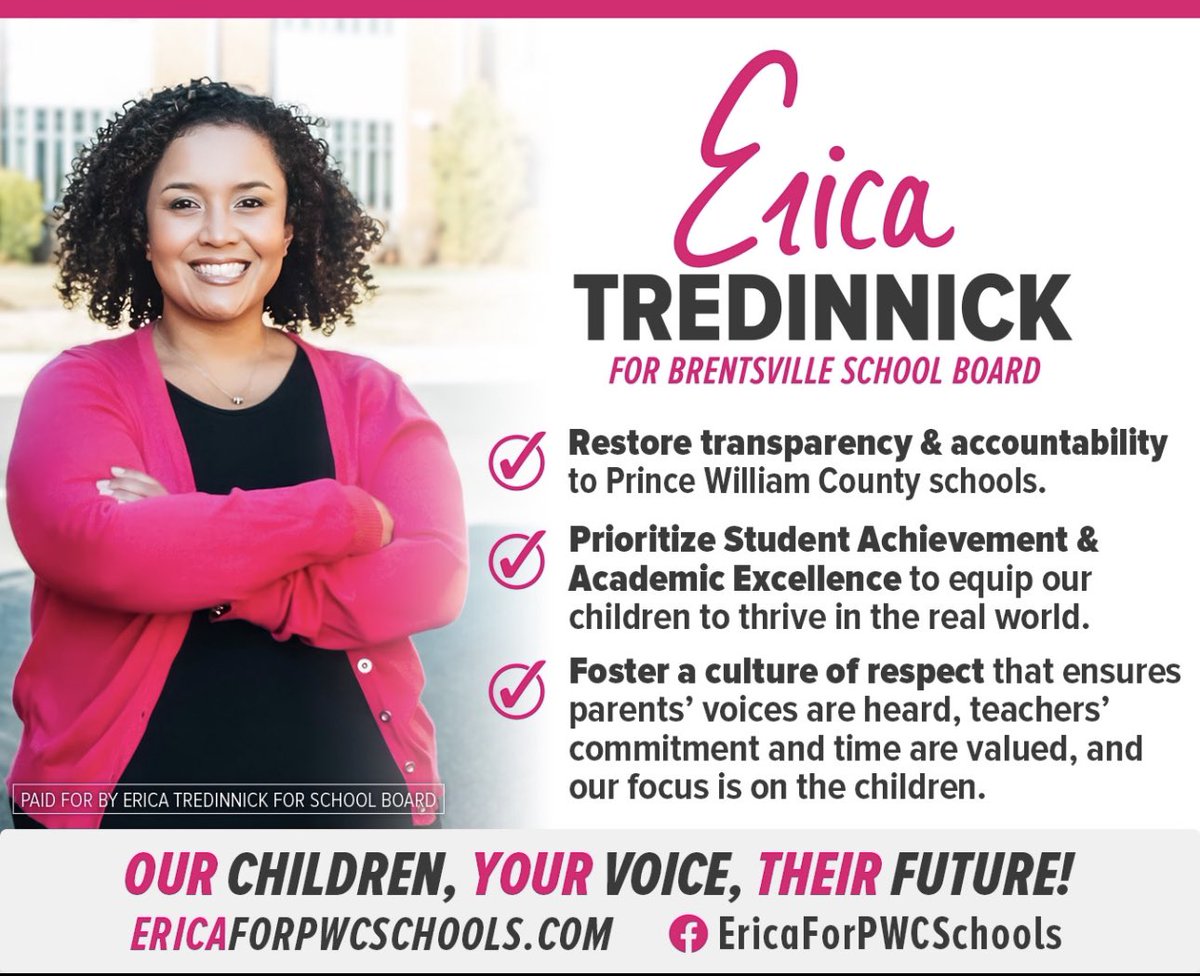 🗳️ Early voting is available Monday to Friday, 8:30 AM - 4:30 PM at the Haymarket/Gainesville Library and the Office of Elections in Manassas. Exercise your right to vote! 🇺🇸 #EarlyVoting #GetOutTheVote #ericatredinnickforschoolboard #brentsvillesbest #Parentsmatter