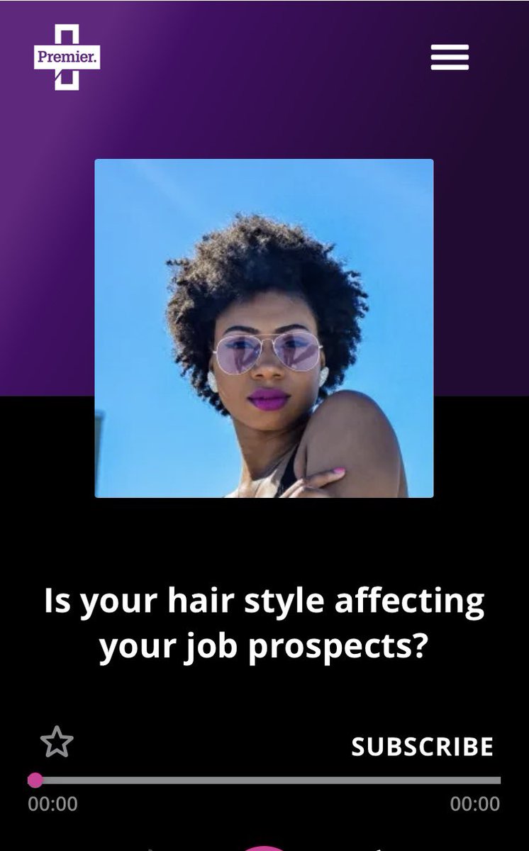 Don’t miss our founder Michelle De Leon on @PremierRadio discussing the Workplace Hair Acceptance report and how can the church learn and lead? premier.plus/inspirational-…