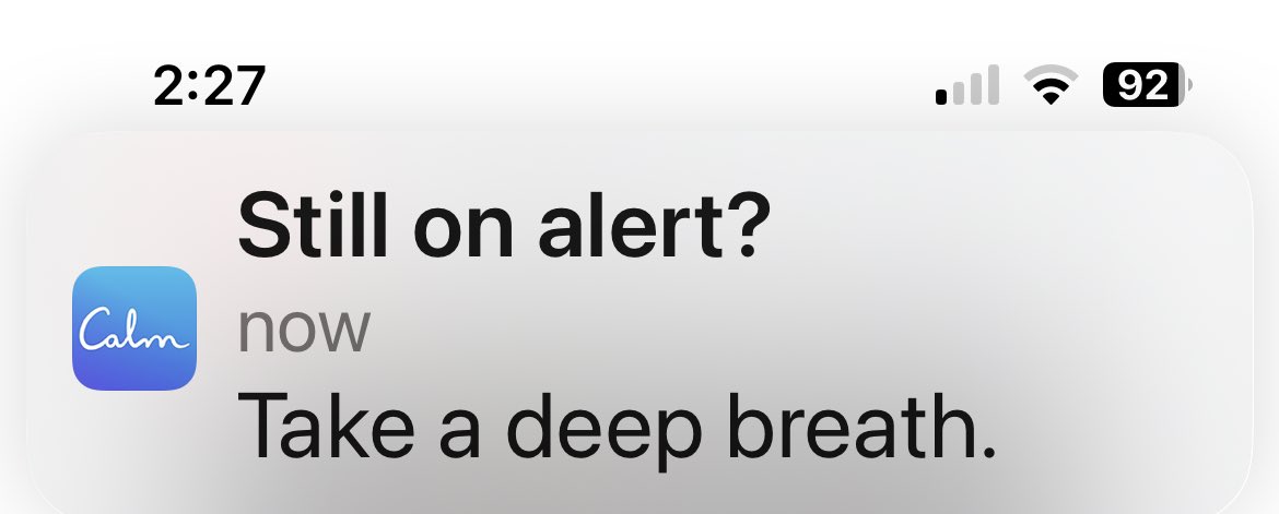 TalkAboutSexEd's tweet photo. Well played @calm ♥️
Well played. 

#nationalwirelessalert
#EmergencyAlertSystem https://t.co/Owx0lRbmGf