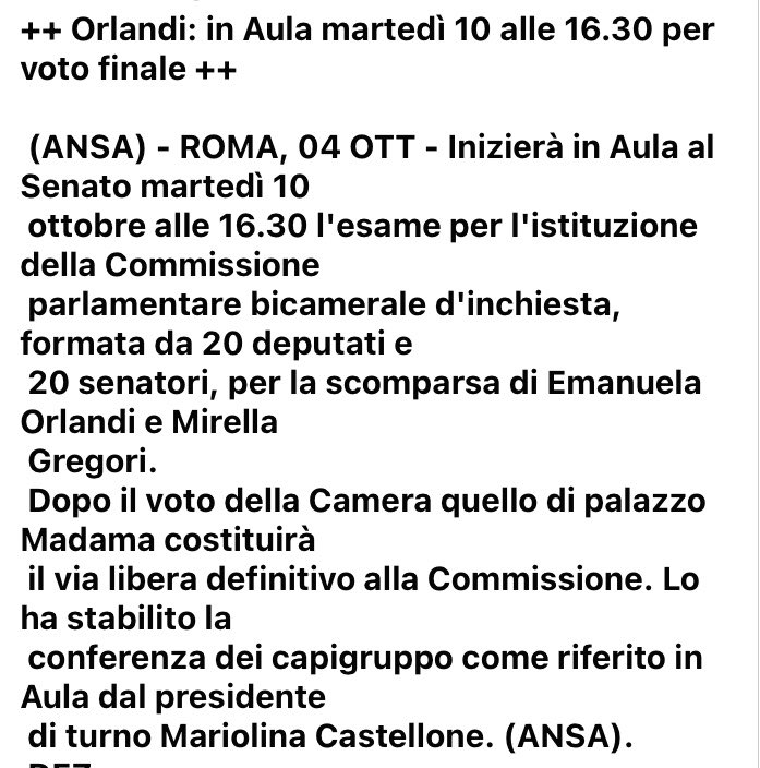 #EmanuelaOrlandi #CommissioneParlamentare #Senato ⁦<a href="/pietroorlandi/">Pietro Orlandi</a>⁩ <a href="/LauraSgro/">Laura Sgro</a>’