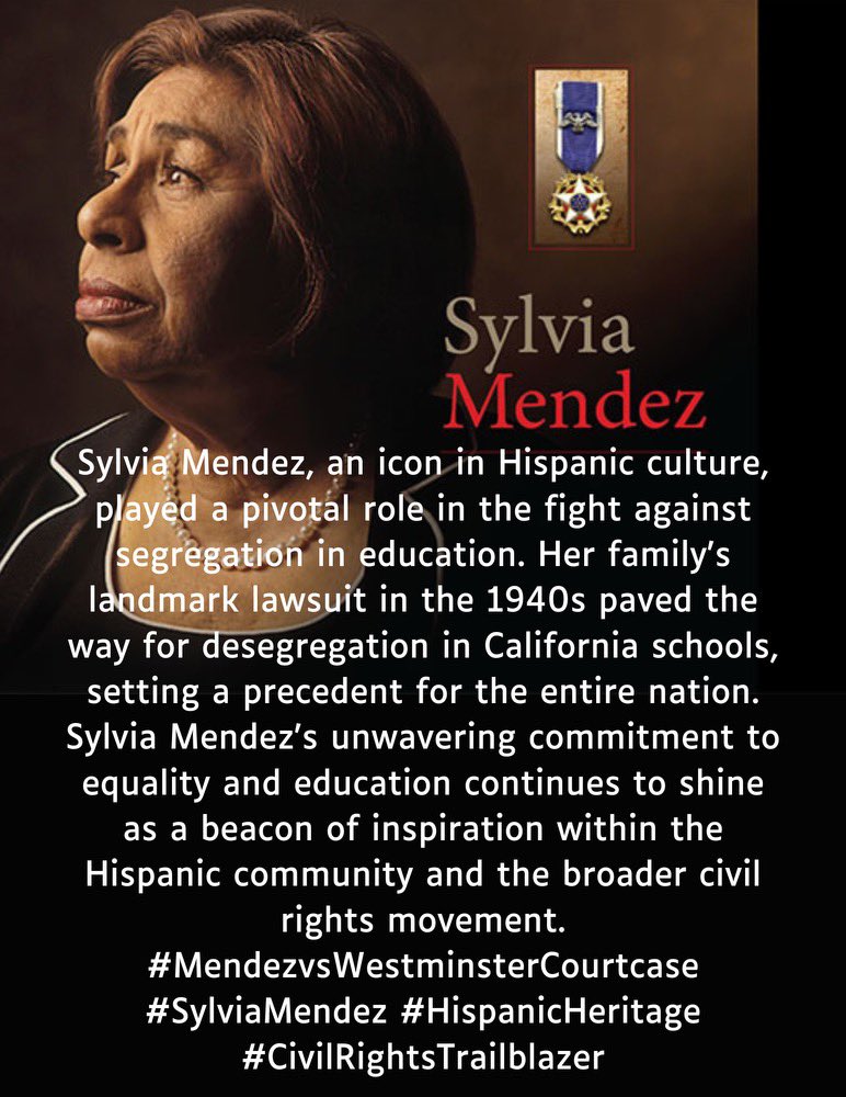 #HispanicHeritageMonth #PCC 
#SylviaMendez