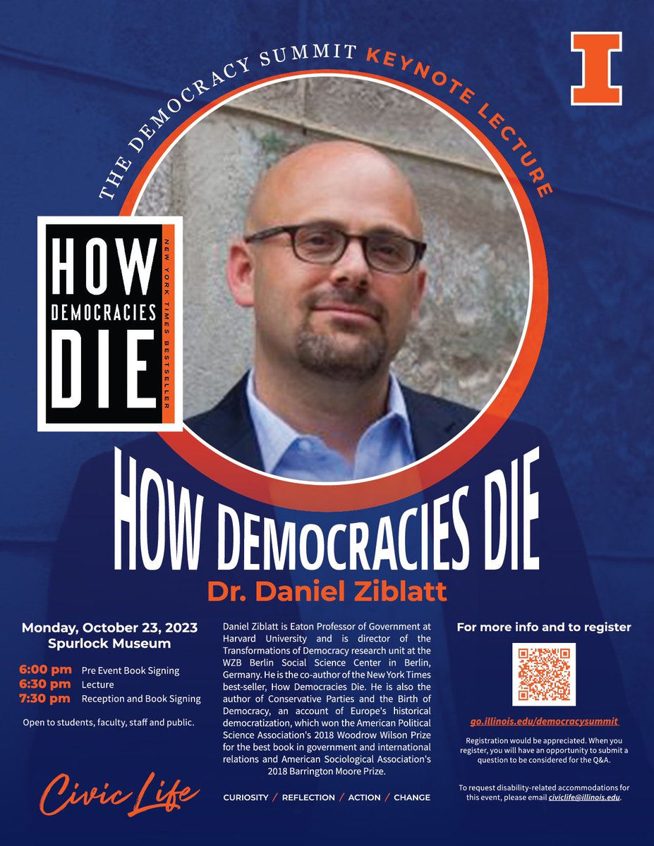 Check out this lecture from the Office of Civic Life…