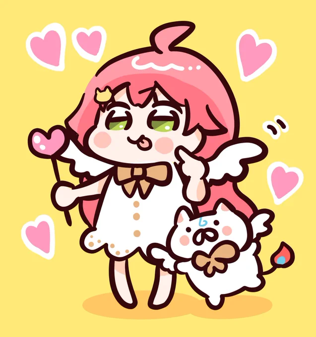 天使みこちと天使35P#miko_Art 