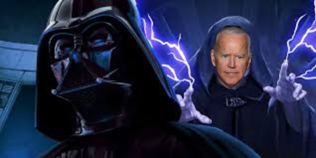 LiamBlake2017's tweet photo. Joe Biden making all of our phones alert like he’s calling in Order 66😂 https://t.co/EsCAV4htFg