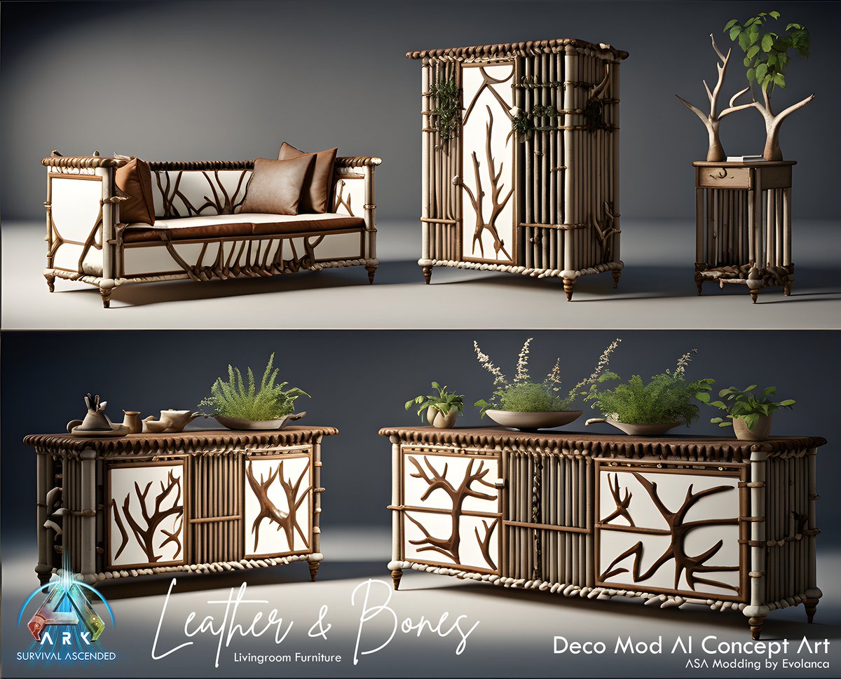 Evolanca's tweet photo. ๐ ohhh wow 100 likes on my other post!
Here is my thank you โค๏ธ๐ช
What I like the most about this concept is the imperfection. It gives it this perfect primitive look and I will definitely try to translate this into the actual 3D model.
@survivetheark #ASAModding #Decoration https://t.co/fAD4h0WpJV