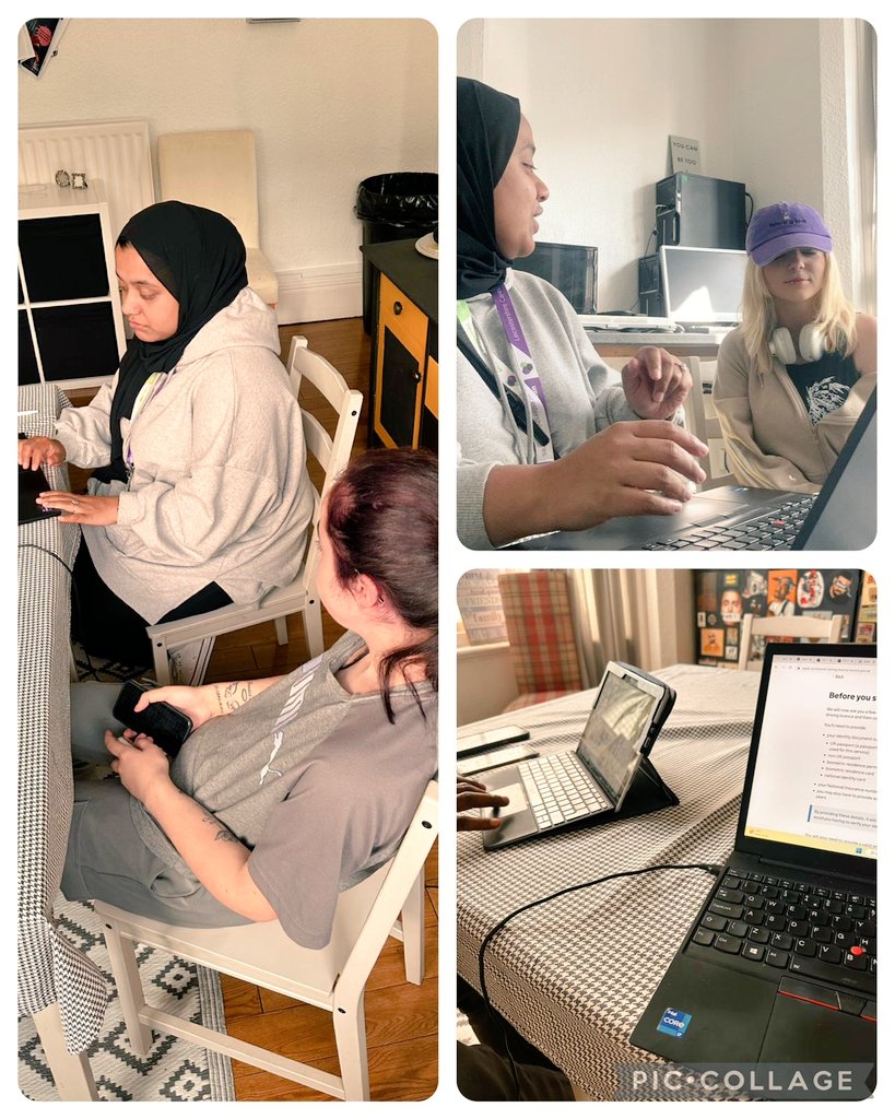 The Community Development Teams Homelessness and Benefits Adviser providing her support in a hostel this week. Collaboration and support is key in our delivery of work. Well done to Atifa who is doing a grand job helping so many people in the Community. 👊🏼💪🏼👏🏼