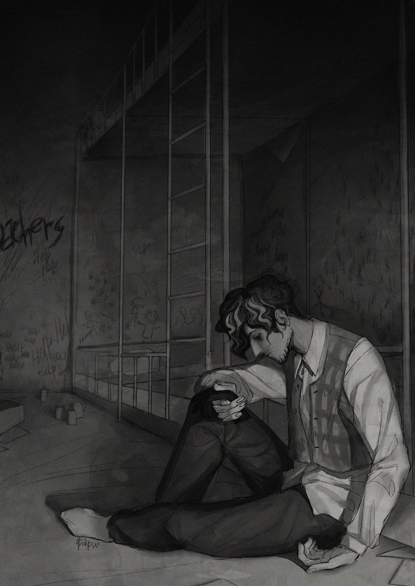 farshessa's tweet photo. будем считать что это инктобер 🤔

#ThePromisedNeverland #tpn #fanart https://t.co/v5GcuoWhp5