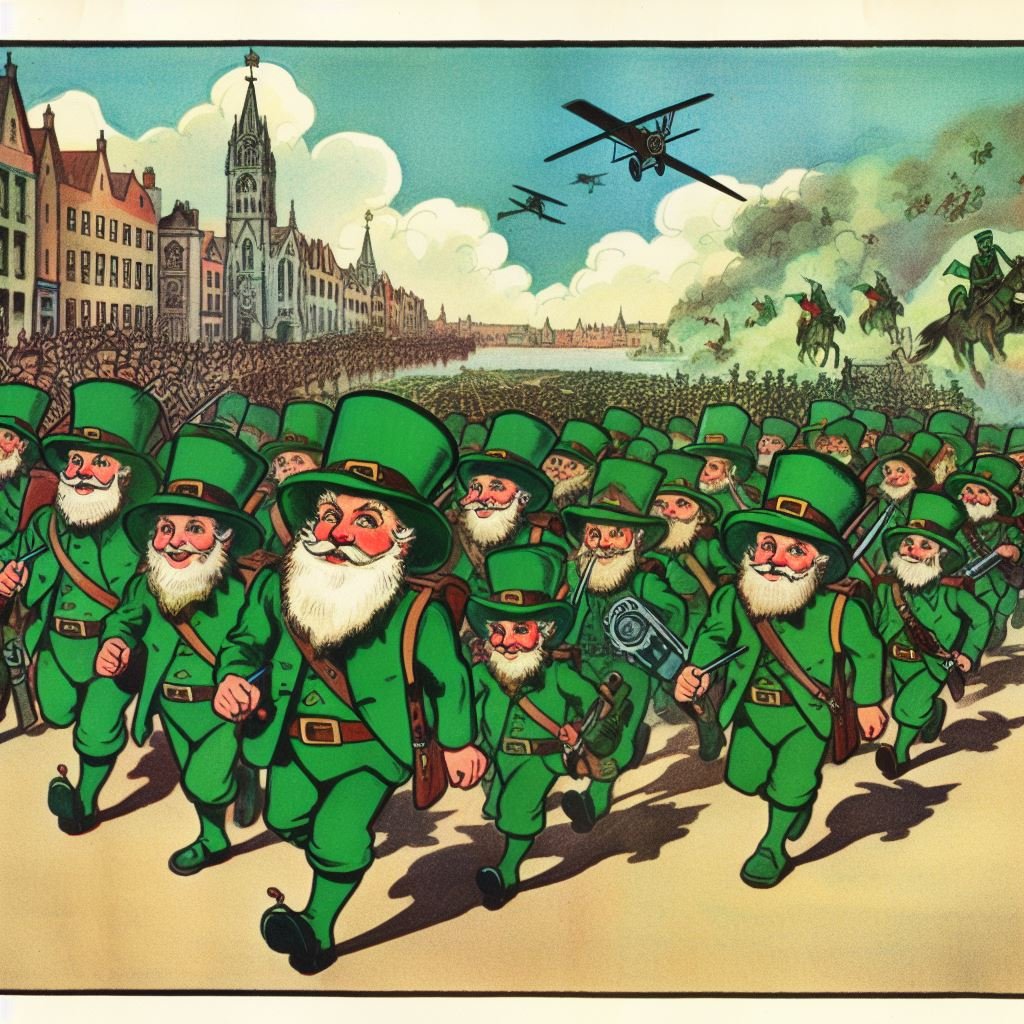 Is the reason, the establishment wants to drink less, is because they know after a few pints, it will call the Leprechaun Army... As we know The Irish have the power to do that. #EUhatesEurope #EUMigration #IllegalIsIllegal #IrelandsSpecialArmedService