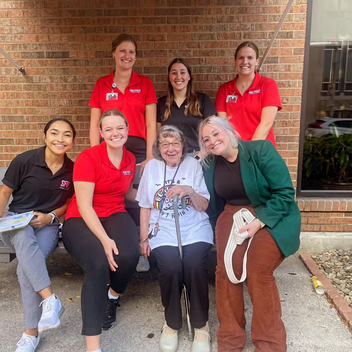 SaintFrancisPA's tweet photo. R.E.D. Day = success!! More pictures of the service done in our local communities. #RedFlashProud ⚡🔴 https://t.co/bzHBGdqMS0