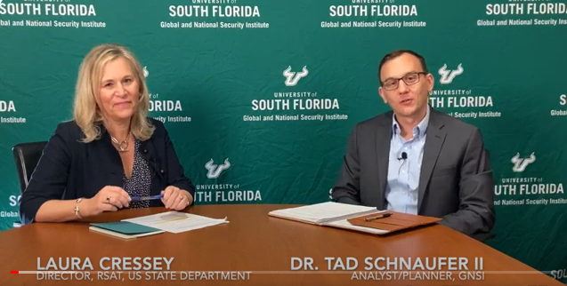 <a href="/StateDeptPM/">Political-Military Affairs, US Dept of State</a>'s Laura Cressey, Director for Regional Security and Arms Transfers, sits down with <a href="/USouthFlorida/">University of South Florida</a>'s Global and National Security Institute to talk US defense cooperation, strategic competition, and defense industrial base challenges-- youtu.be/sspMmUrcnxE?si…