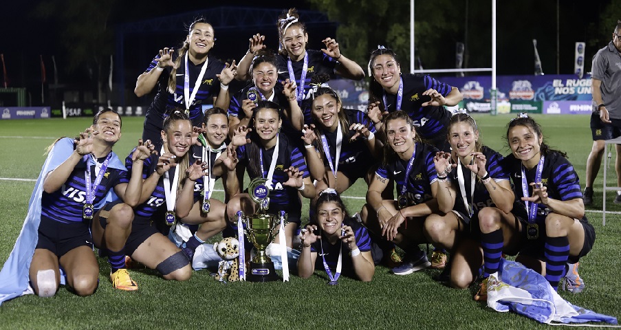 🏉 ¡Felicidades al seleccionado de rugby femenino! 🎉 
Las Yaguaretés  hicieron historia y salieron campeonas del #SAR7s que se llevó a cabo en Asunción. 

💪🏼 Por un deporte más igualitario y sin barreras. #IgualdadEnElDeporte #RugbyFemenino 🏆🌟