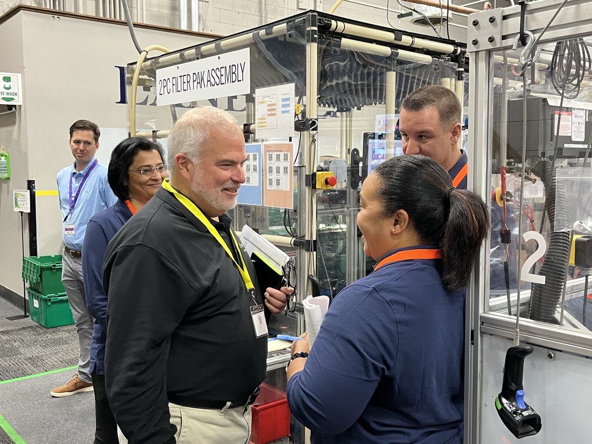 FortiveCorp's tweet image. Day 3 of #CEOKaizen week and we&apos;re at gemba - where work gets done and customer value is created. 

At Fortive, going to gemba is vital for continuous improvement and tackling big challenges head-on. 
It&apos;s here where the best solutions truly emerge!

#ForYouForUsForGrowth