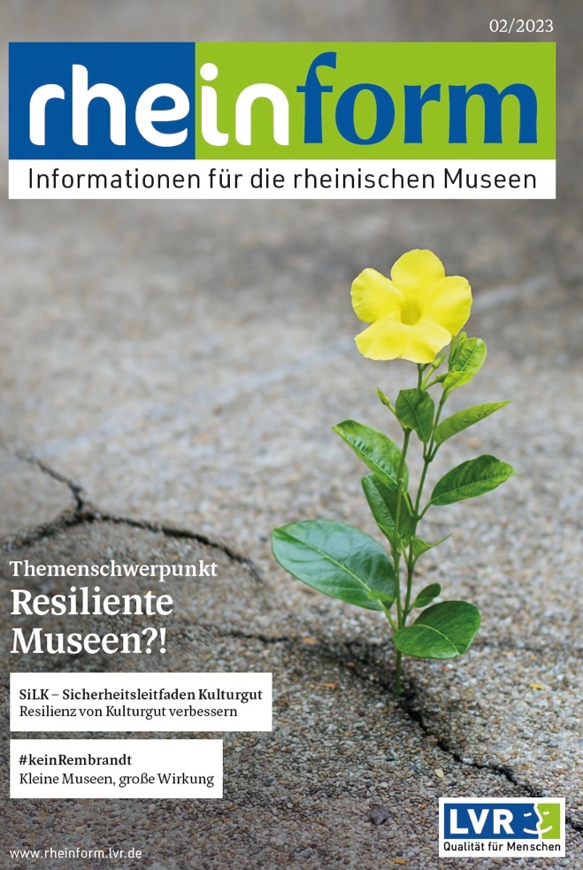 Die neue Ausgabe der rheinform mit dem Schwerpunkt „Resiliente Museen?!“ ist erschienen! 📬
Mit Beiträgen von <a href="/ch_garthe/">Christopher Garthe</a>, <a href="/KeinRembrandt/">keinRembrandt</a>, SiLK, KulturGutRettern, @jbrunotte, @museumsbund uvm. 
Hier geht‘s zur barrierefreien PDF: bit.ly/45hpKMT