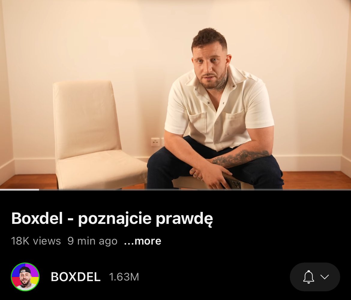 Właśnie co opublikował film !
#boxdel #wardega