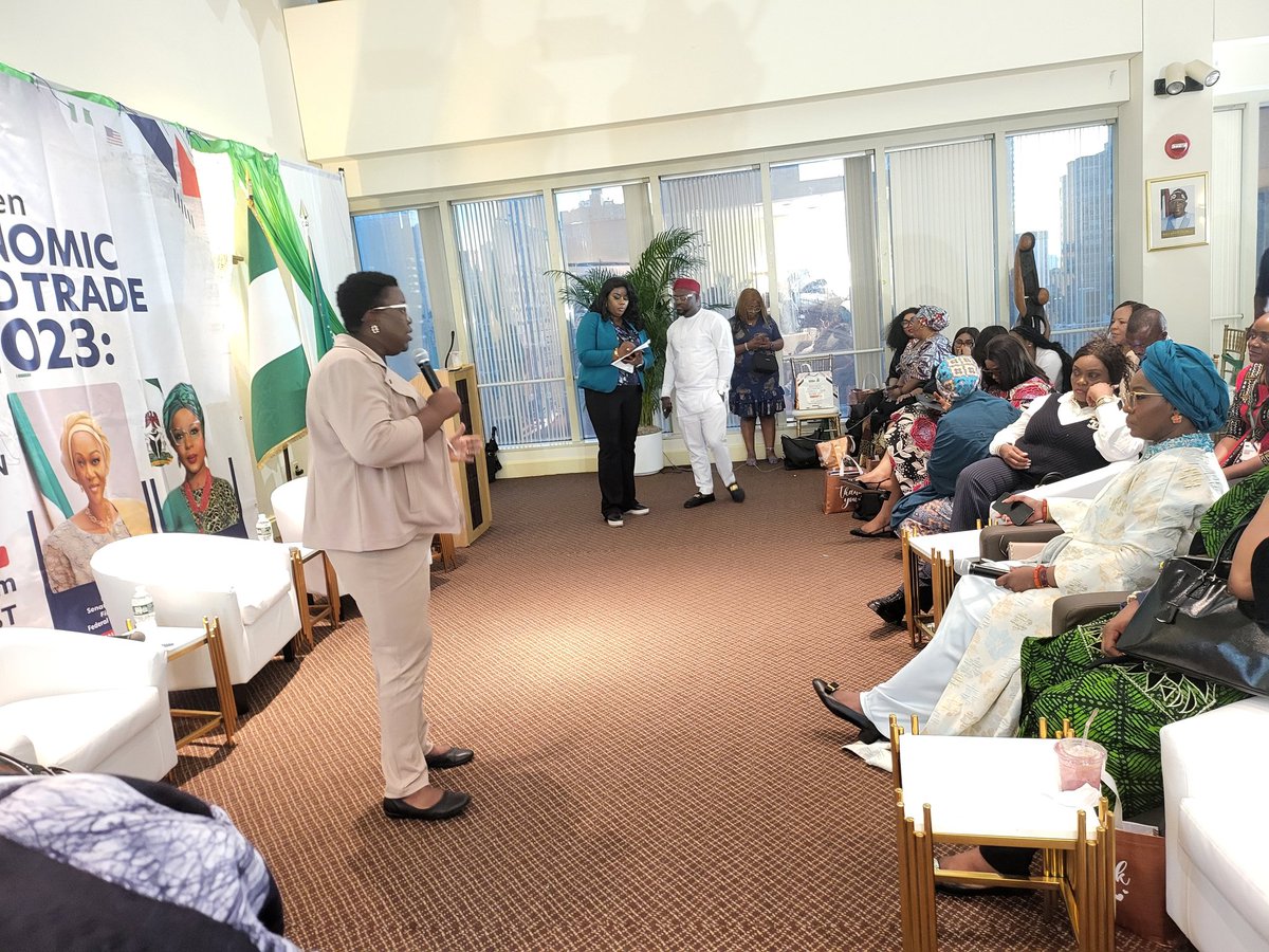 At the sidelines of SDG Summit UNGA, on Monday 19th Sept 2023, Nigeria Governors' Wives Forum organized a side event with the theme: "Stemming Migration flows by providing basic needs"CSOs multi-stakeholder partnerships from Nigeria were well represented to give solidarity.