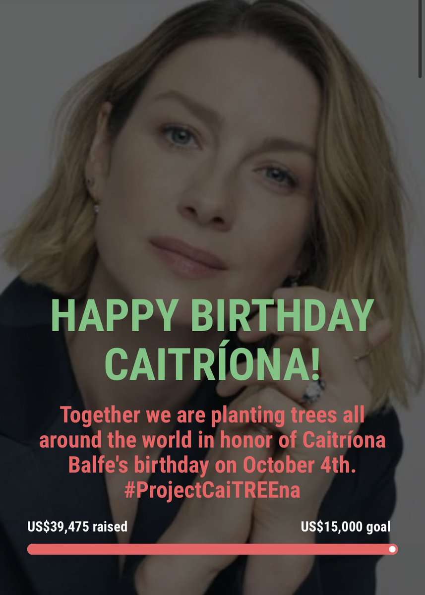 lisamwake's tweet photo. I …am… SPEECHLESS 😳 

The sheer generosity of @caitrionambalfe fans is beyond AMAZING 🌳🎉💚 

You all have been truly incredible and we couldn’t run this initiative without each and every one of you!! 💚💚

#ProjectCaiTREEna #Reforestation #Trees #PlantATree #Balforest https://t.co/1bUThtlTWb