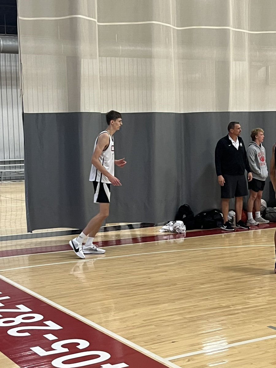 6’11 Max Pikaar from Sunrise Christian is an intriguing prospect.  More of a stretch 4 than traditional post.   Coming from the Netherlands, his ability to knock down the 3 will garner coaches attention.