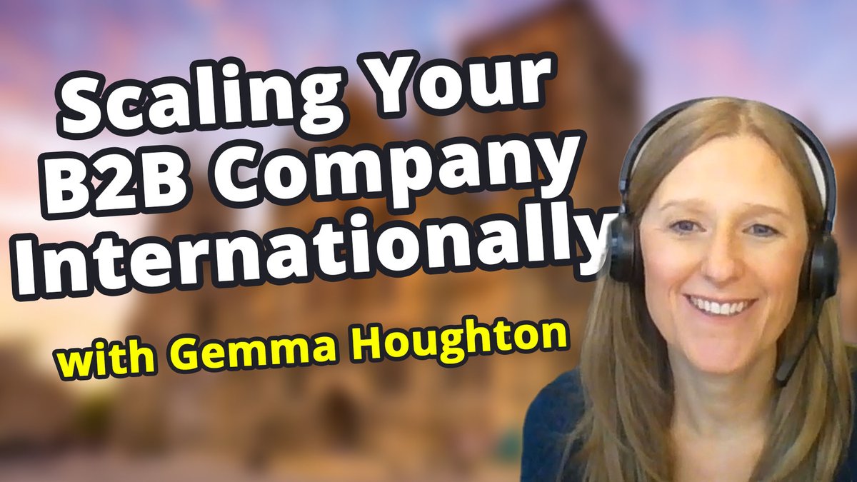 How to scale your company internationally. New episode with <a href="/GemHoughton/">Gemma Houghton</a> from @WebCertain inbound4cast.com/en/podcast/gem…
