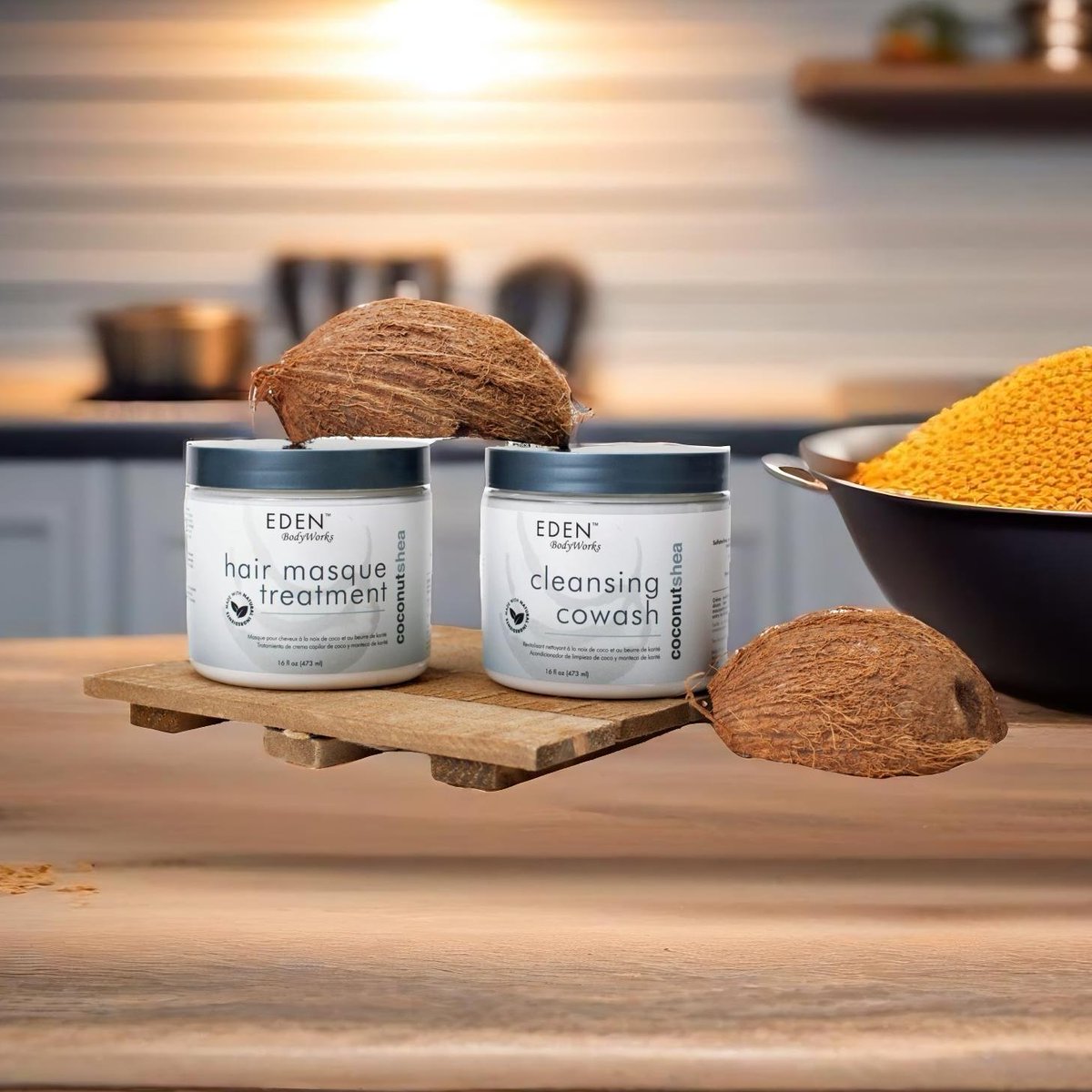 GIVEAWAY!💧Made with CLEAN ingredients!
Follow <a href="/edenbodyworks/">EDEN BodyWorks</a> + RT for a chance to  WIN our Coconut Shea Hair Masque Treatment and CoWash.

Giveaway ends 10/9/23 at 11:59p. U.S. residents only.