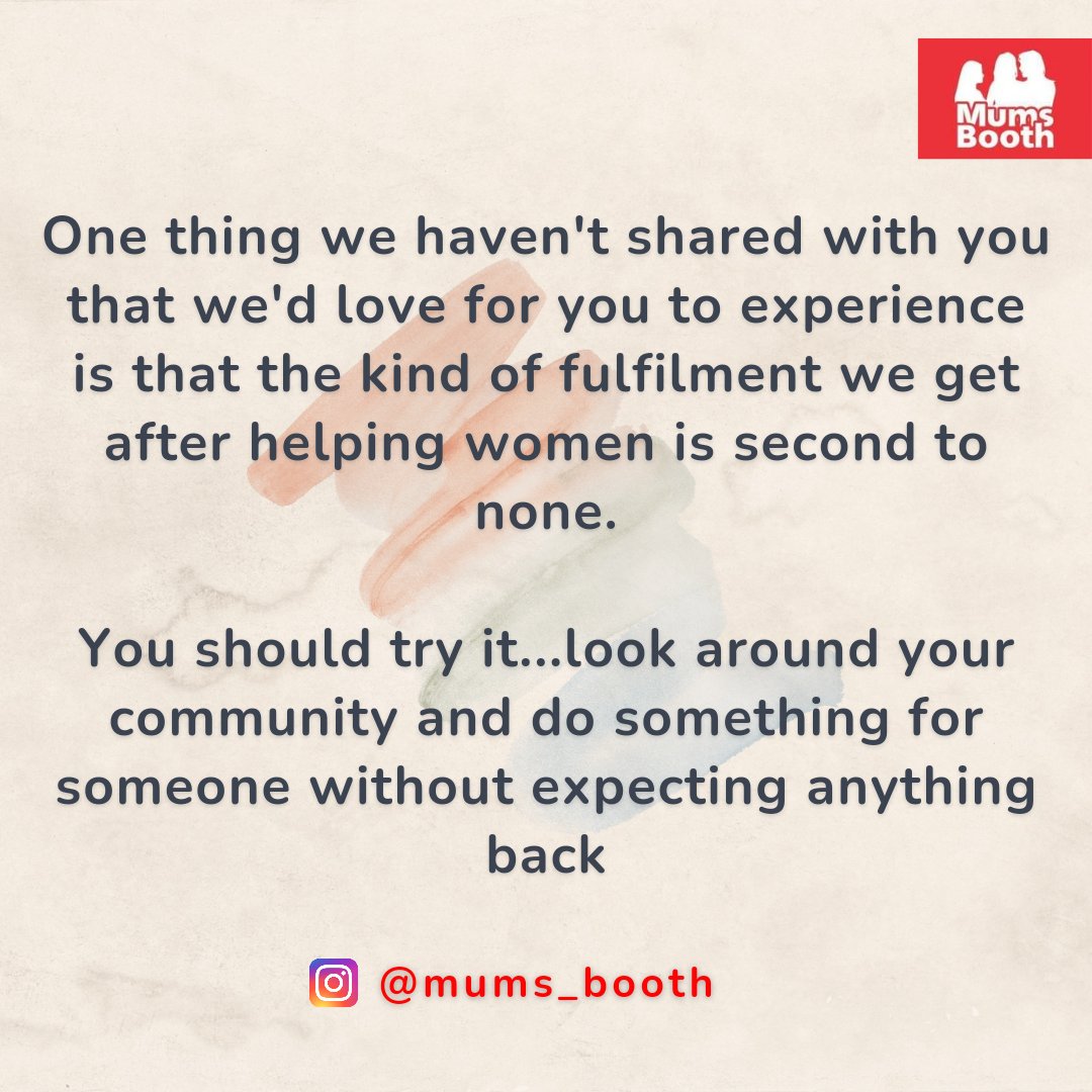 mums_booth's tweet photo. It's truly fulfilling when we give back to our community 🙏 https://t.co/9zeGUfw61J