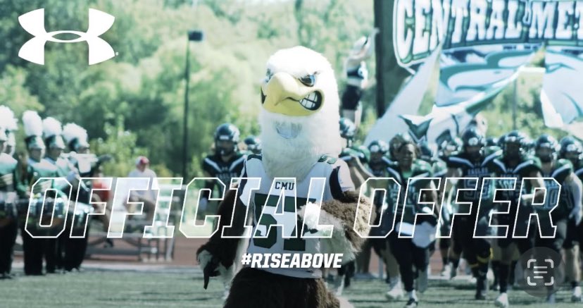 Blessed to receive an offer from 
<a href="/cmueaglesFB/">Central Methodist Football</a> 🟢⚪️🦅