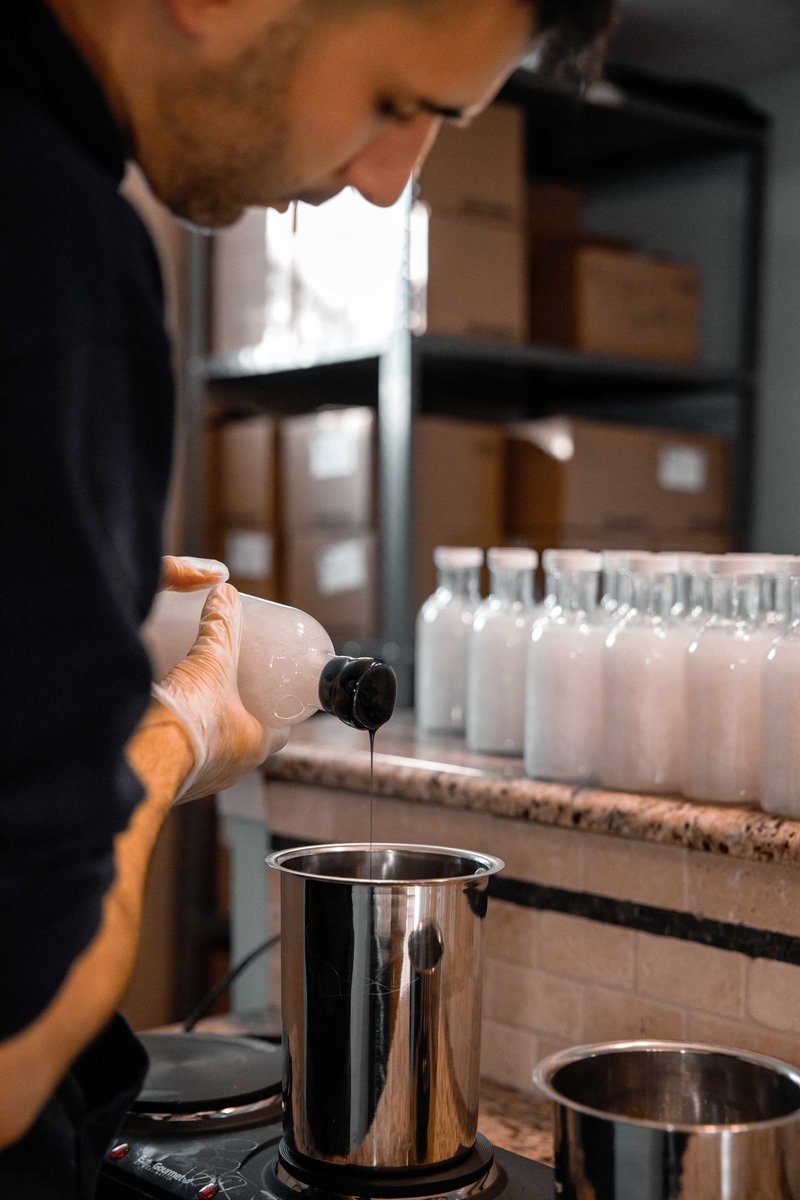 TOAwaters's tweet image. &quot;This truly is one of my favorite looks of our bubble bath bottles. Gotta love the wax seal&quot; - Javier Folgar, owner and founder of TOA Waters. 

#howitsmade #howitsdone #makingsoap #makingbubblebath #smallbusiness #shopsmall #smallbiz #GetYourTOAon #TOAforLife