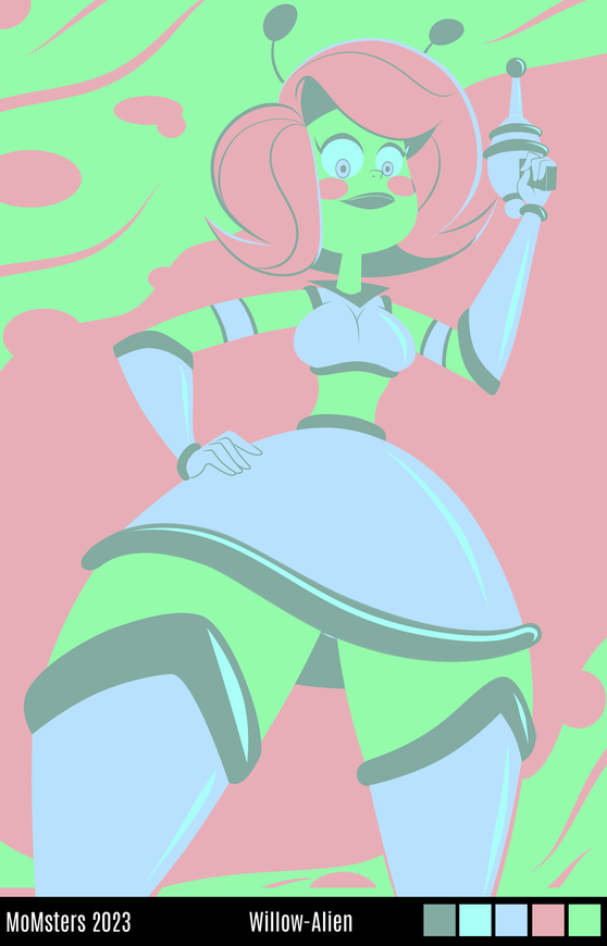 Rblueboy777's tweet photo. Day #4- Willow from the French series "A Kind of Magic" #Halloween #MoMsters https://t.co/hOYsQY6Sxh
