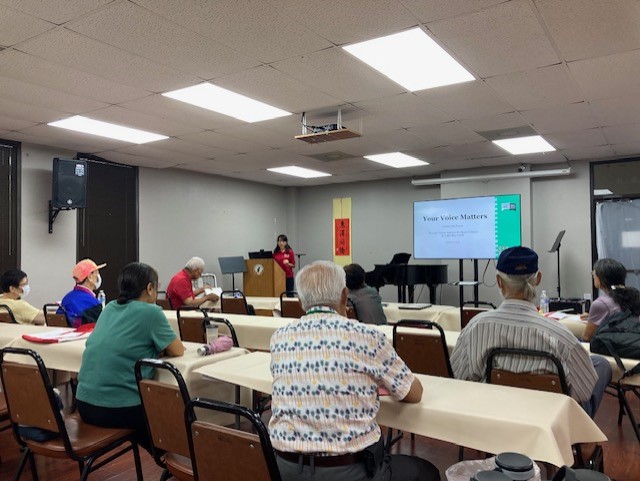 HTownCHAT's tweet photo. Thank you to the Houston Taiwan Institute for Senior Citizens for allowing H-Town CHAT project team members to host a forum on how COVID-19, chronic diseases, and mental health impact our community. Thank you to community members for participating in the discussion! #healthequity https://t.co/eZEWVKteed