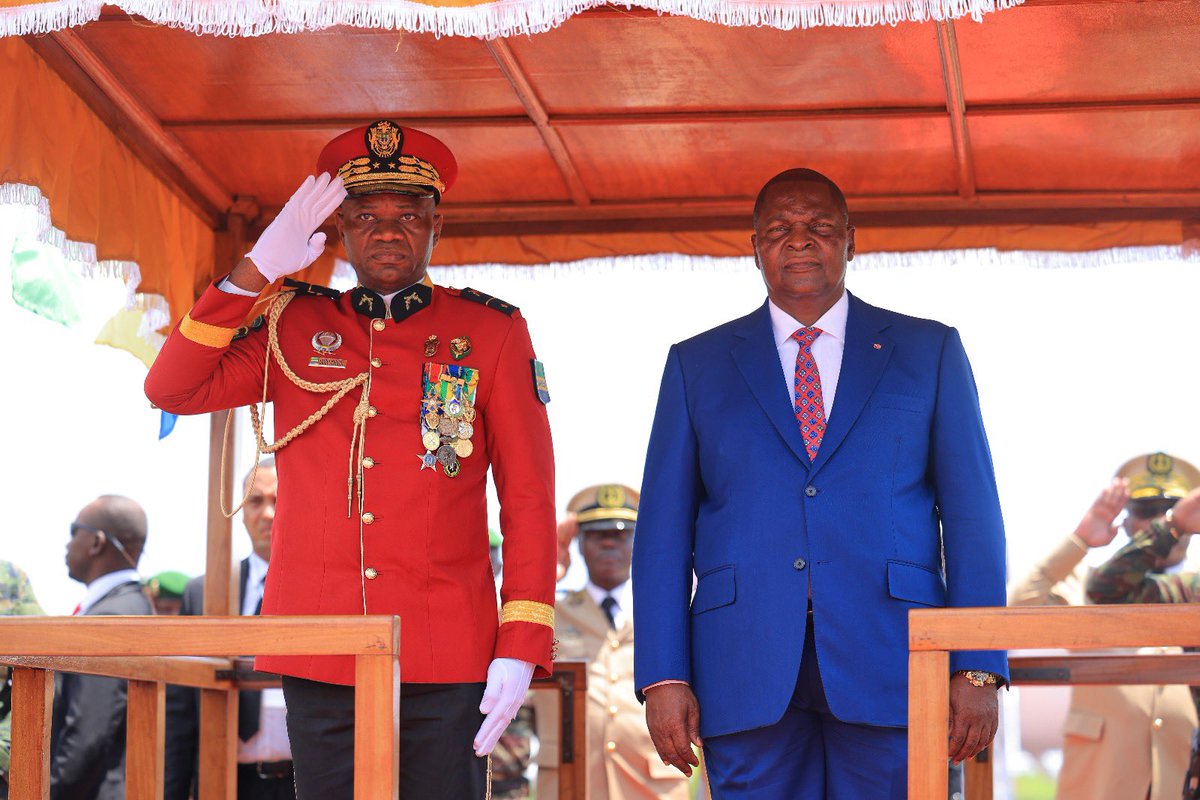 Brice Clotaire Oligui Nguema tweet media