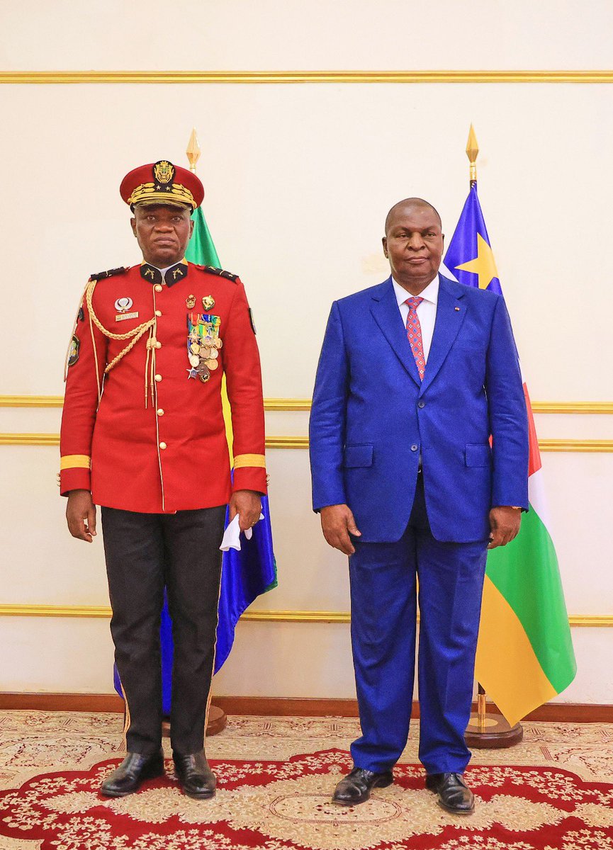 Brice Clotaire Oligui Nguema tweet media