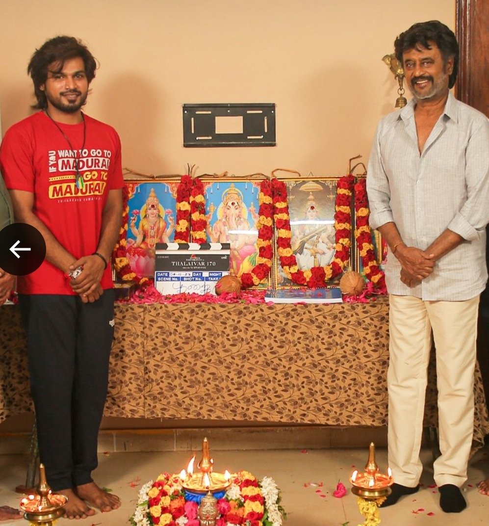 The only TV show which I watch is #CookWithComali 

Happy to see cook with comali anchor #Rakshan with our #SuperstarRajinikanth 

After #Thangadurai he is acting with #Rajinikanth 

I am sure hard core #Rajinikanth fan #VenkateshBhat feel proud & gets the movie updates from them