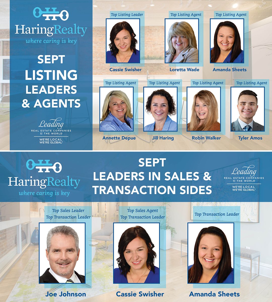 haringrealty's tweet photo. Congrats to all the Top Leaders and Agents for the month of Sept! https://t.co/2IP5RPrmL7