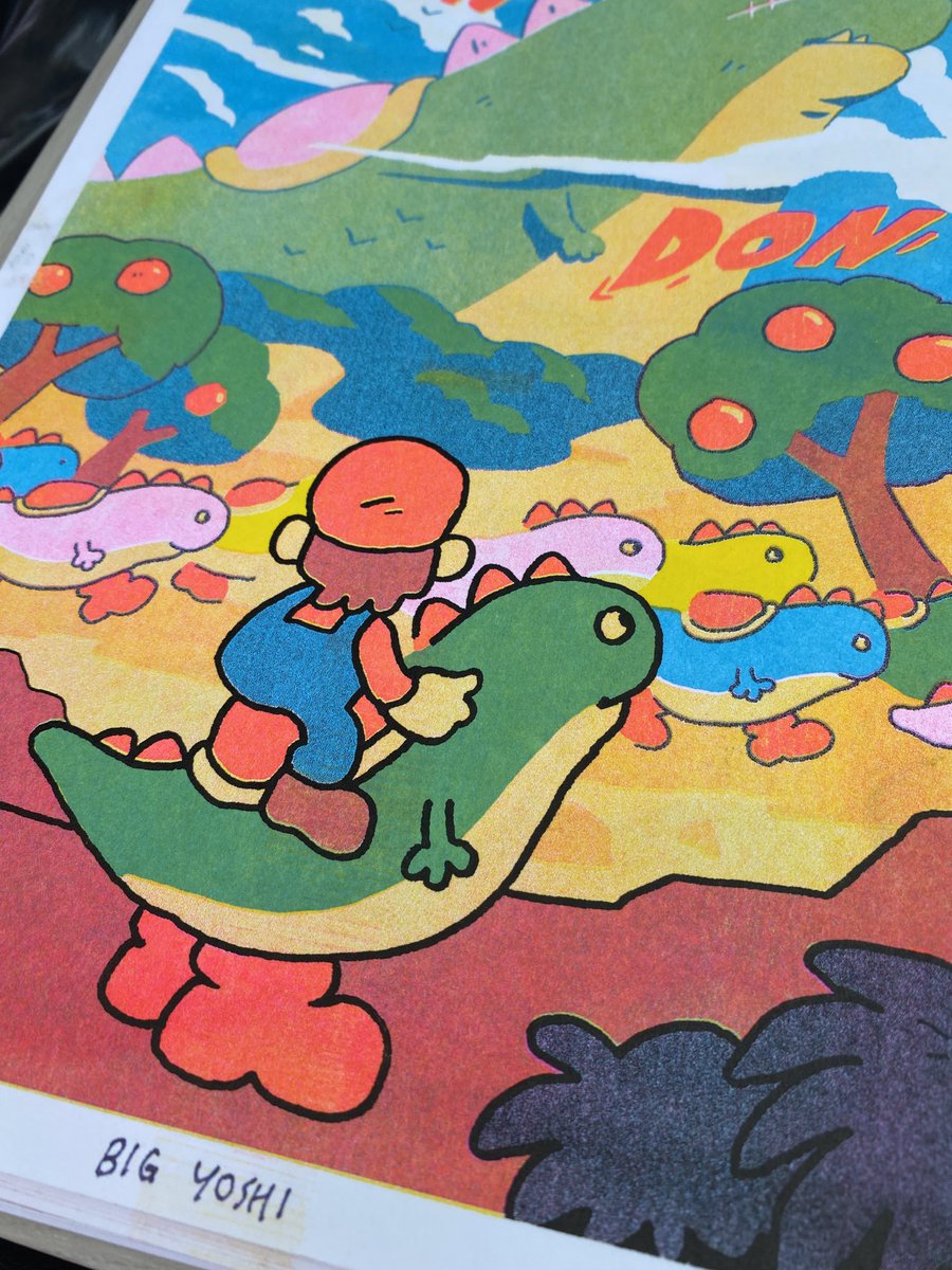 マリオ 「beeg yoshi」|Tatoのイラスト