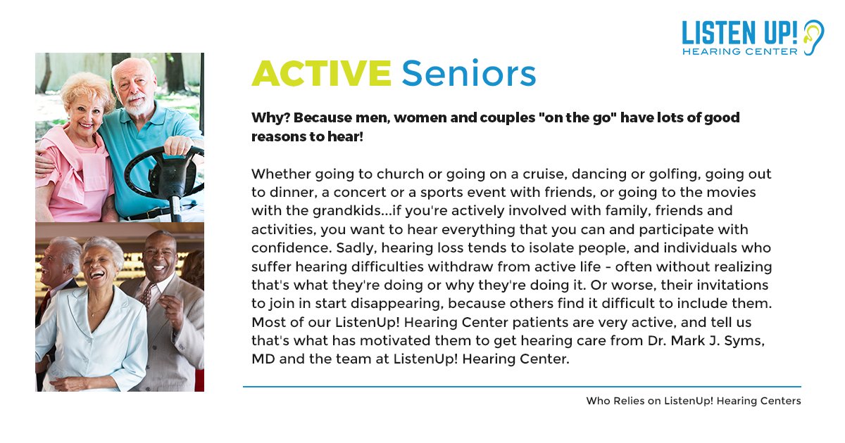 ListenUpHearing's tweet photo. Who relies on ListenUp! Hearing Centers?
Read all about it in Dr. Syms book on hearing loss. Order your copy today! https://t.co/1RpfufMUrZ
#azhear #azhearing #arizonahearingcenter #eardoc #hearinghealth #betterhearing #hearingawareness #hearingloss #hearingaids #listenup https://t.co/iJod3nthCH