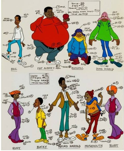 AnimeCartoonCel's tweet photo. Fat Albert & Cosby Kids #ModelCel Mode Sheet
Sold for $240 in Janvier 2017
More #CartoonCel & #Cels / #Cel here: @Mokuji78
#Cartoon #Animation #FatAlbert & #CosbyKids https://t.co/jH3sQ00FzW