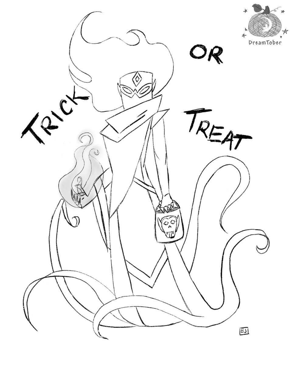 When Shadow Weaver comes knocking, we're picking treat! 🍬 🎨: Elizabeth Production Coordinator, DWTV #Dreamtober #SheRa #DreamWorks