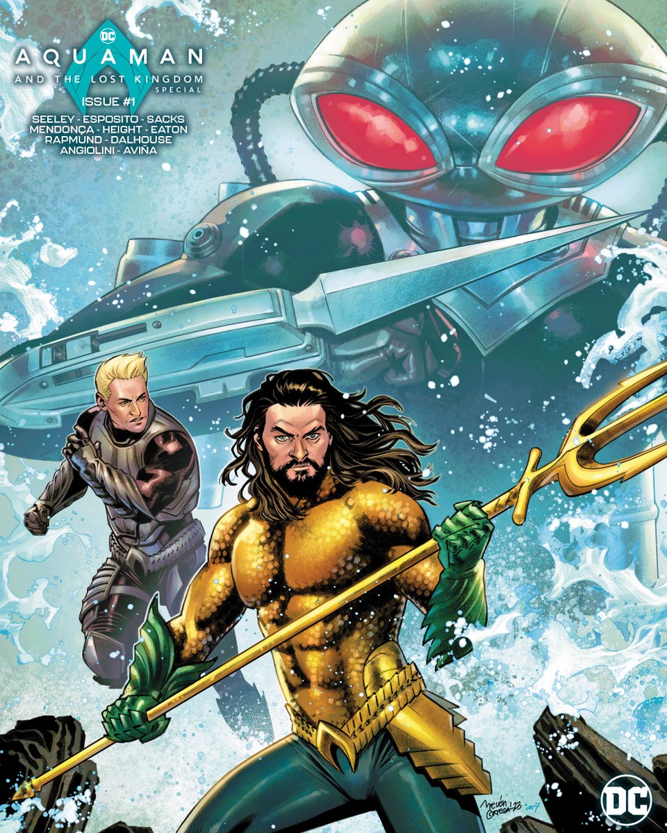 Get ready for AQUAMAN AND THE LOST KINGDOM in theaters Dec 20 with the comic book prequel to the upcoming film! Photo cover starring Jason Momoa and variant cover by @BelenOrtega_ and Arif Prianto available Oct 31.