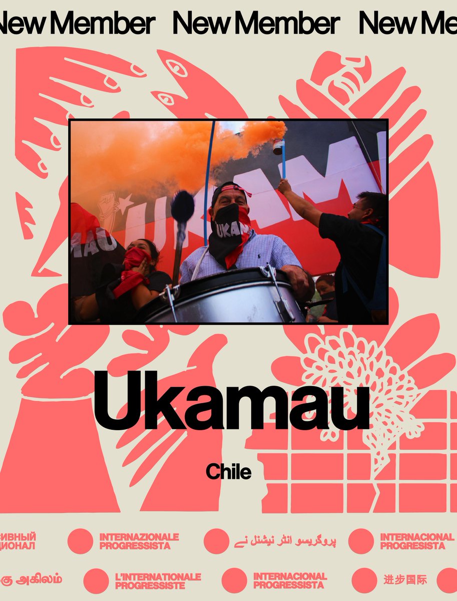 ProgIntl's tweet photo. Ukamau (@MpUkamau) is a Chilean urban movement of workers and residents that fights for the right to housing, for the right to the city, and for the inalienable human right to a good life for all families. We are thrilled to welcome them to the @progintl! https://t.co/5LHppz5z9X
