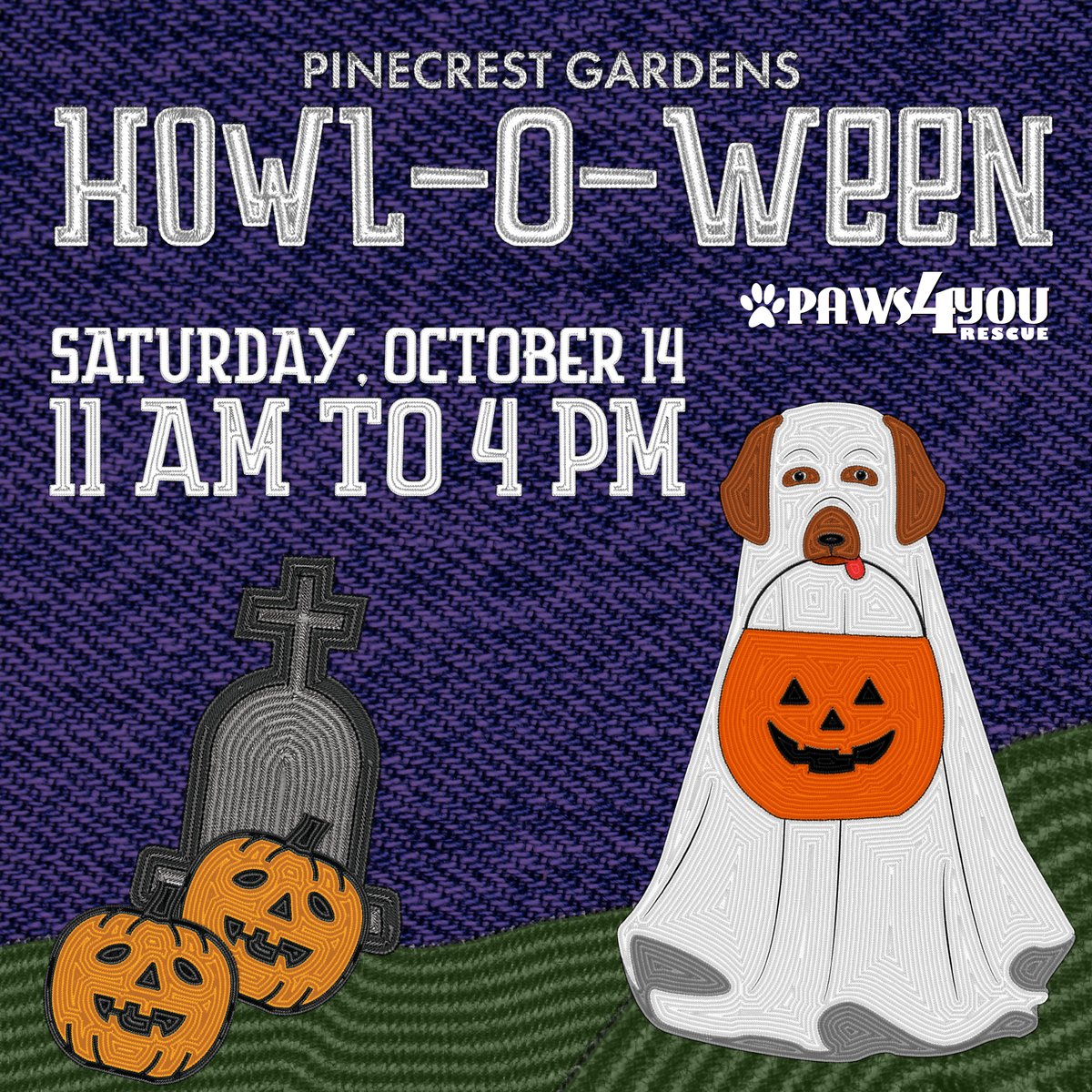 Howl-O-Ween is just around the corner!
Bring your four-legged best friend and dive into the Halloween spirit! 🎉👻🐾

🎟️ Get Your Tickets! tr.ee/IJtxw_aKIu

#HowlOWeen #Paws4you #PinecrestGardens #pinecrest #Pinecresting