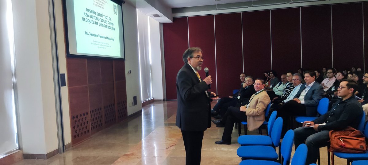 SQM_MX's tweet photo. Plenaria

Dr. Joaquín Tamariz Mascarúa

#CISQM2023 #LaQuímicaNosUne #UASLP #FCQUASLP #QUÍMICA #CongresoSQM https://t.co/haowluHQhj