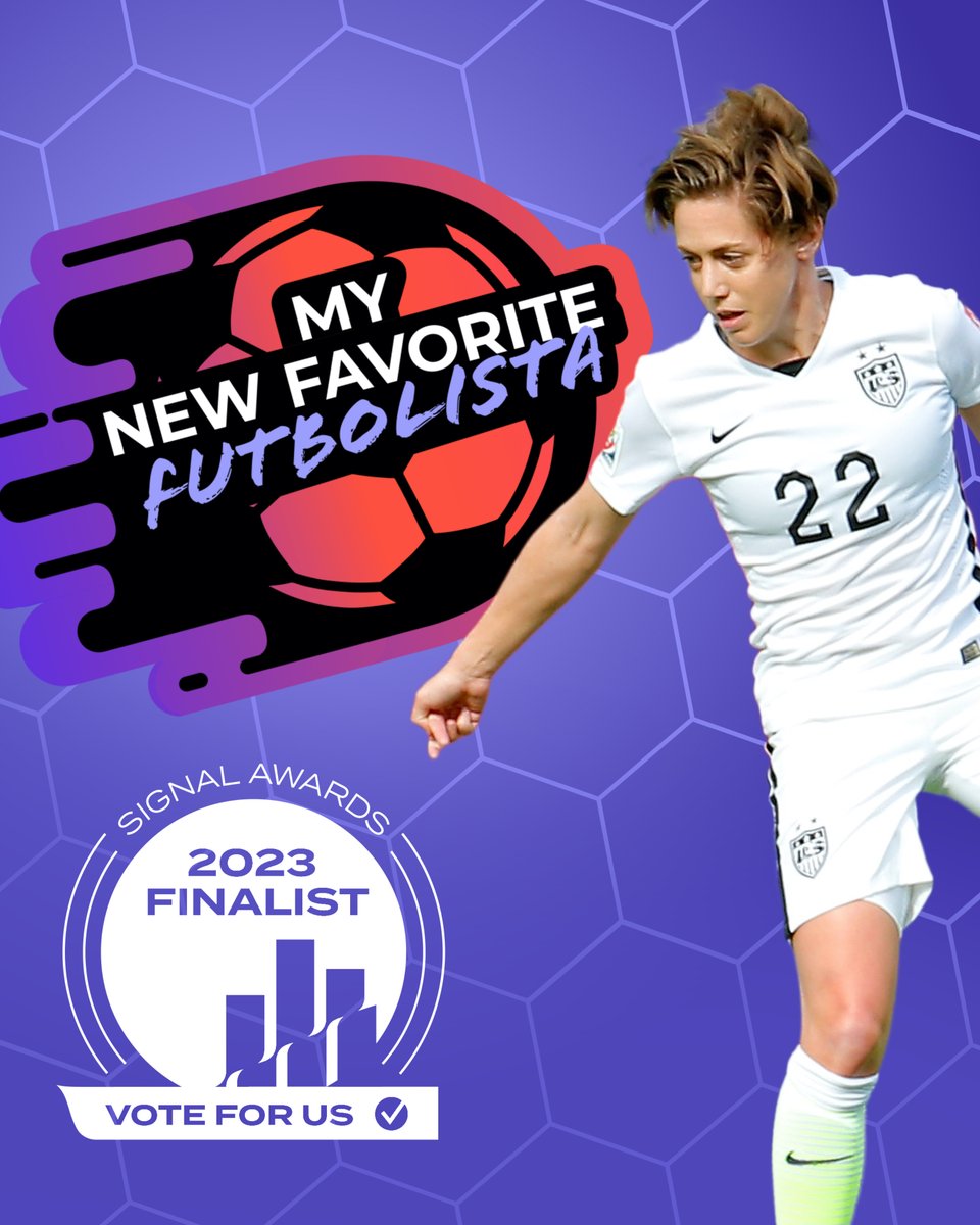 ThornsFC's tweet photo. 🗣 LAST DAY TO VOOOOOOTE 

@meghankling's podcast, My New Favorite Futbolista is a finalist at this years @signalawards 👏

🗳 VOTE NOW: https://t.co/pSWoh4nvL8 https://t.co/ZG9f24Afn5