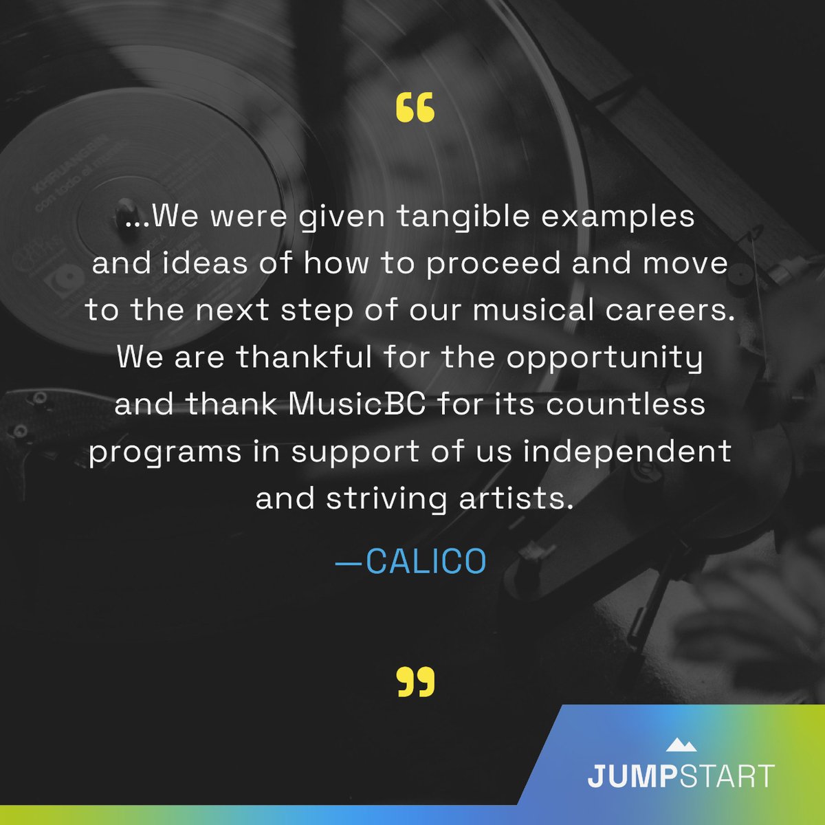 Looking to jumpstart the next step in your music career? Take advantage of free one-on-one sessions with music industry professionals through our Jumpstart Consultation program!

Request a call 📞 today ➡️ bit.ly/3W2yj9L