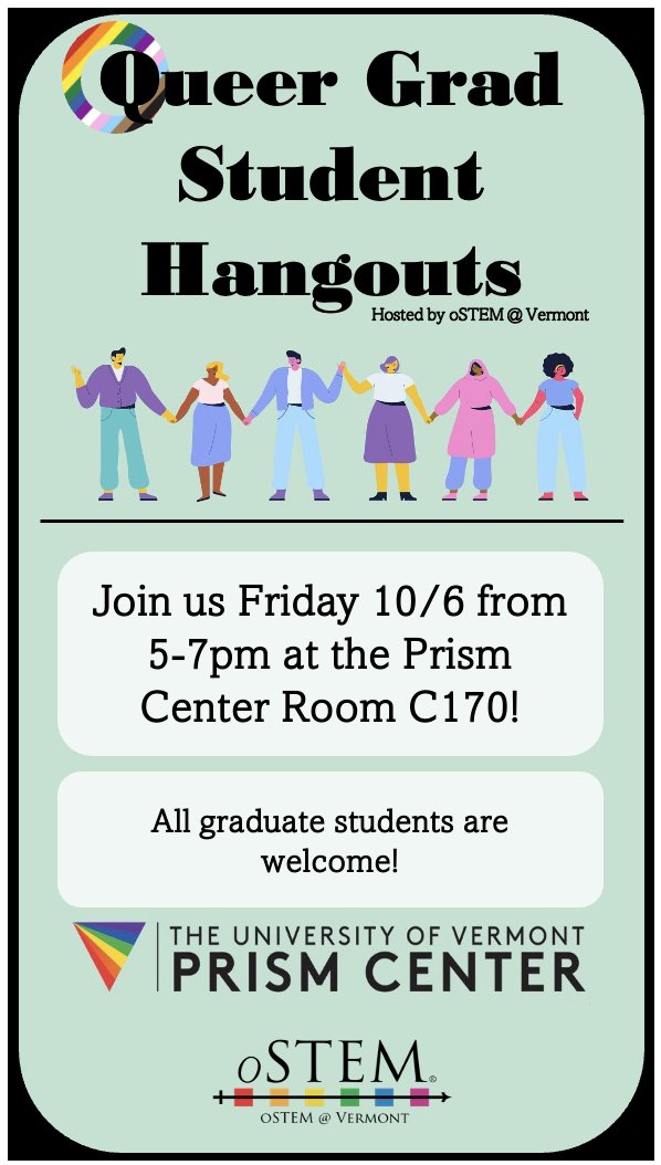 oSTEM @ Vermont tweet media