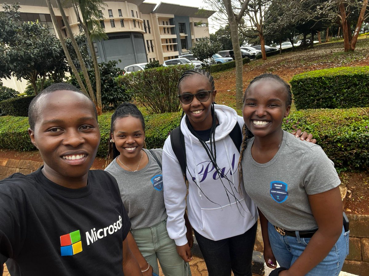 As part of the #MicrosoftCampusTour program, @mlsa_dekut hosted the great team from @MicrosoftADC .A privilege interacting with @CMuraga , @juliamuiruri4 and people working with #Microsoft. Special thanks to @mlsa_dekut ,@MicrosoftADC and @DeKUTkenya  for making this happen.