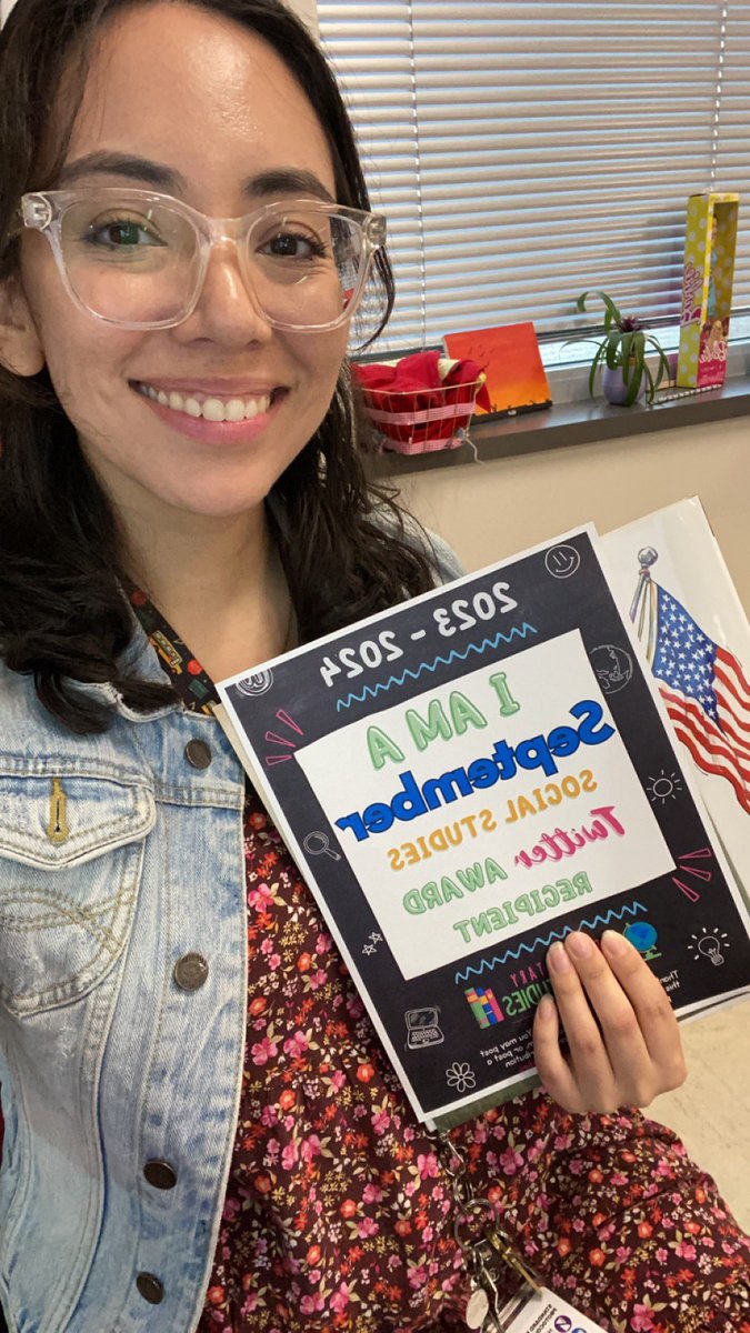 Yay! My goal this year is to make my social studies instruction more engaging 😊 Thank you <a href="/PISDELEMSS/">PISDELEMSS</a> for the resources and this nice award #pisdsocialstudies #itsagreatdaytobeamustang