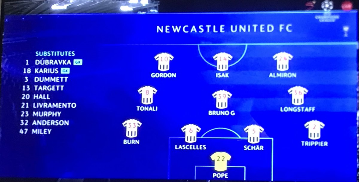 tahirthe12thman's tweet photo. ๐จ UEFA Champions league
๐จ Newcastle United Vs Paris saint - German
Big game for @NUFC at the newcastle home ground
All the best guys
@seanlongstaff97 keep going lad
#Croons
#NEWvsPAR
#uefachampionsleague https://t.co/IVxaM8vtvu