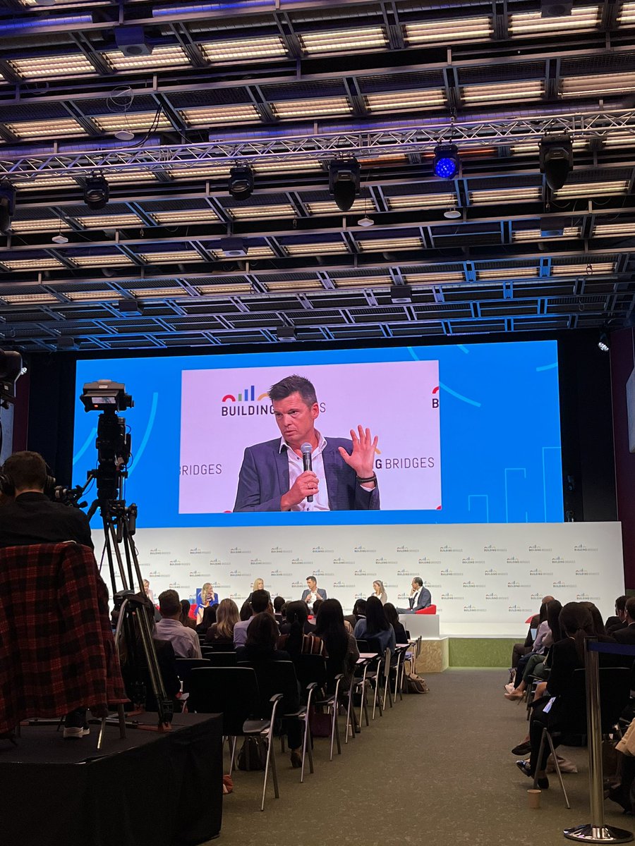 bamboocp's tweet photo. Inspiring discussions today at #BuildingBridges2023 on #green and #just energy transition 
#SDG7 #BB2023 https://t.co/XEtJnMu4X2