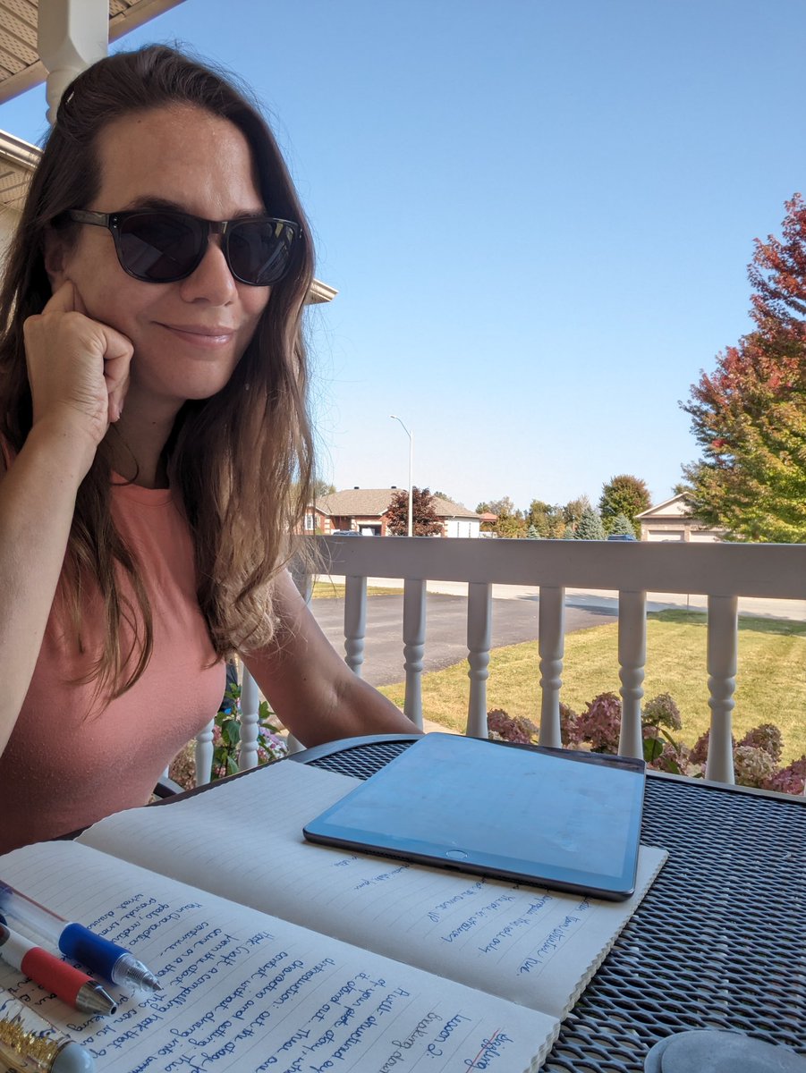 Don’t know what you’ve got until it’s *almost gone? 

Southern Ontario is enjoying a hit of summer heat and here I find myself working outside for the first time this year? 🤦‍♀️🤷‍♀️ Better late than never.

#writingcommmunity #writing #writer #canadianwriter