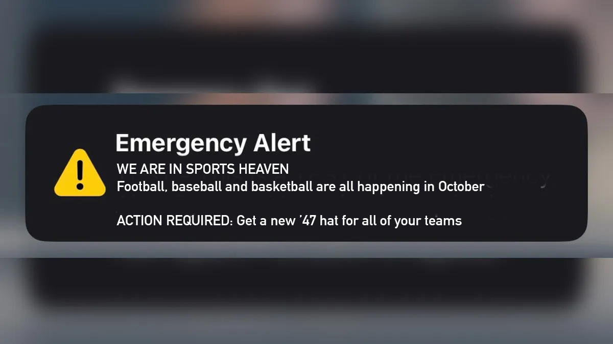 47's tweet photo. Just got this crazy #EmergencyAlertSystem notification 🤔 https://t.co/FXSq1xxOCw
