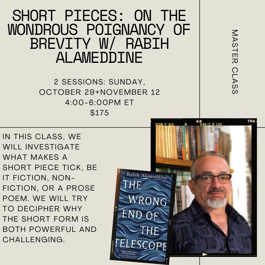 Rabih Alameddine @rabihalameddine is the author of six critically acclaimed novels, most recently The Wrong End of the Telescope, winner of the PEN/Faulkner Award, which Publisher’s Weekly called, “profound and wonderful.'